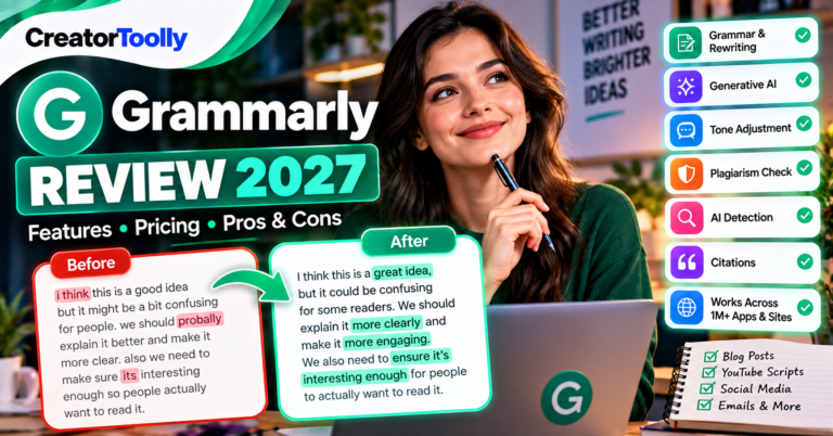 Grammarly Review 2027: Features, Pricing, Pros & Cons