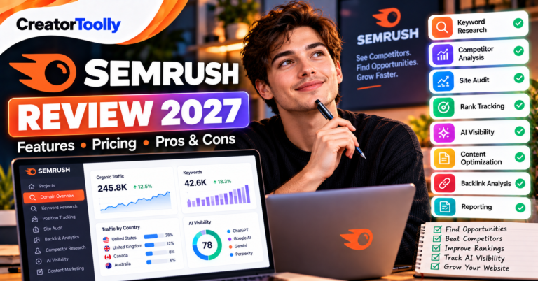 Semrush Review 2027: Features, Pricing, Pros & Cons