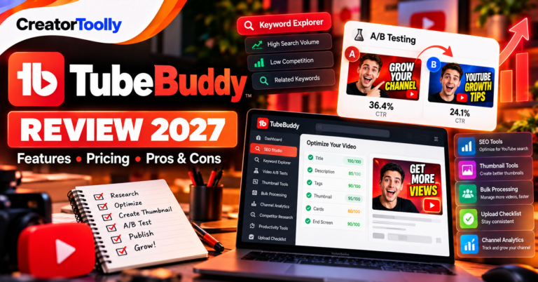 TubeBuddy Review 2027: Features, Pricing, Pros & Cons