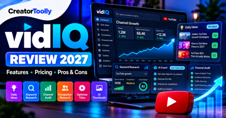 vidIQ Review 2027: Features, Pricing, Pros & Cons